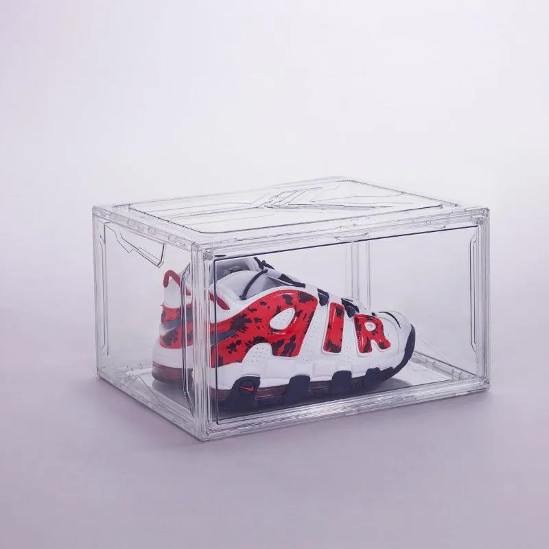 12 Packs Drop Side Shoe Storage Boxes Container