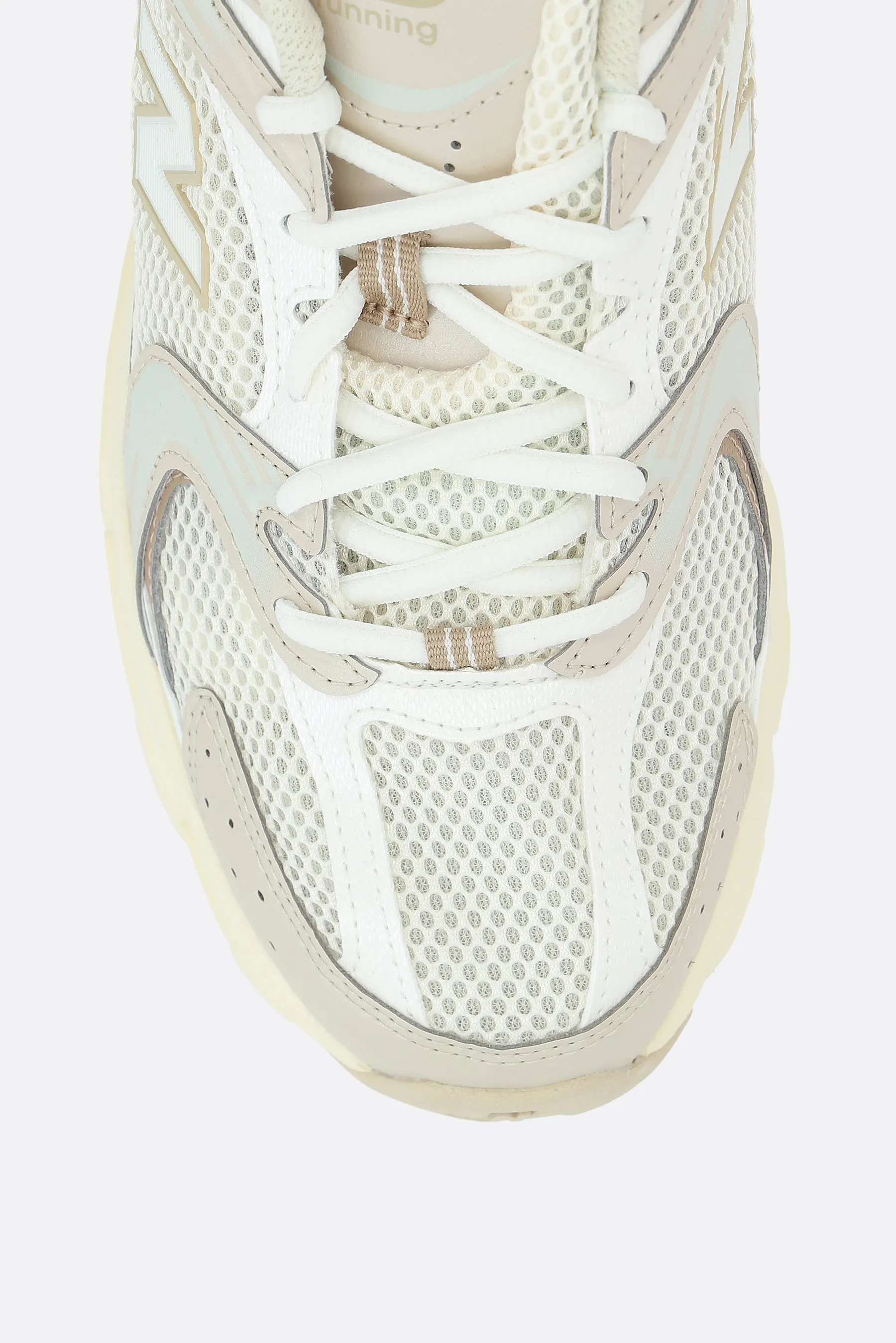 530 mesh and faux leather sneakers