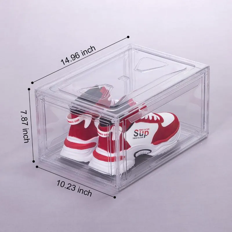 Acrylic Stackable Shoe Boxes