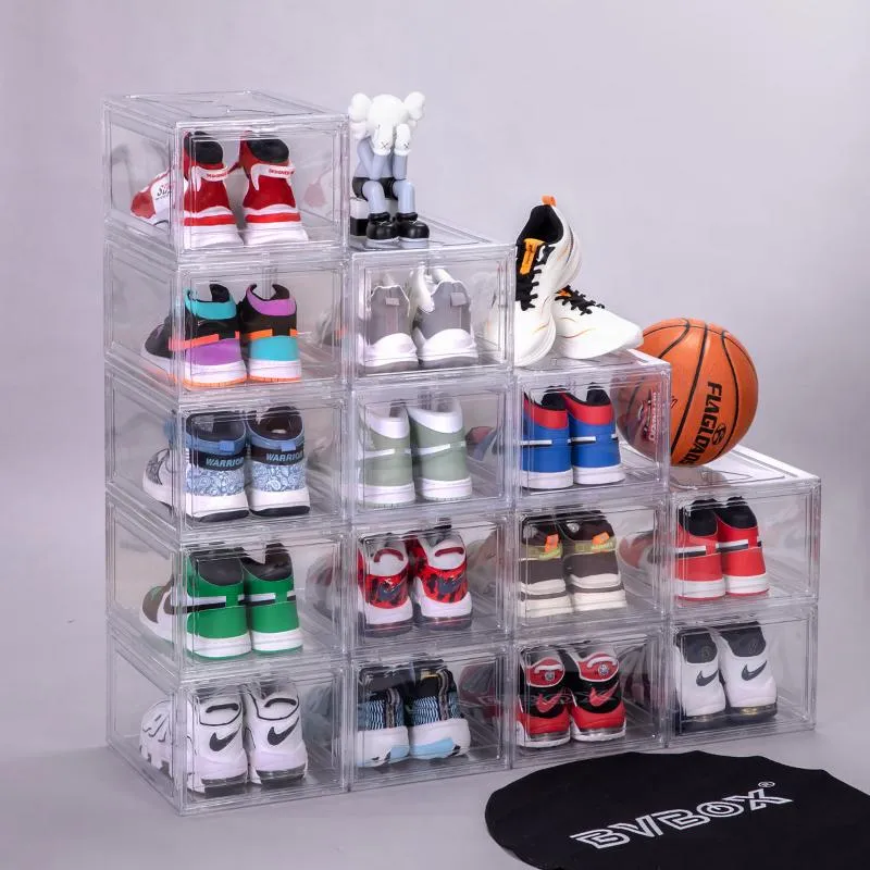 Acrylic Stackable Shoe Boxes