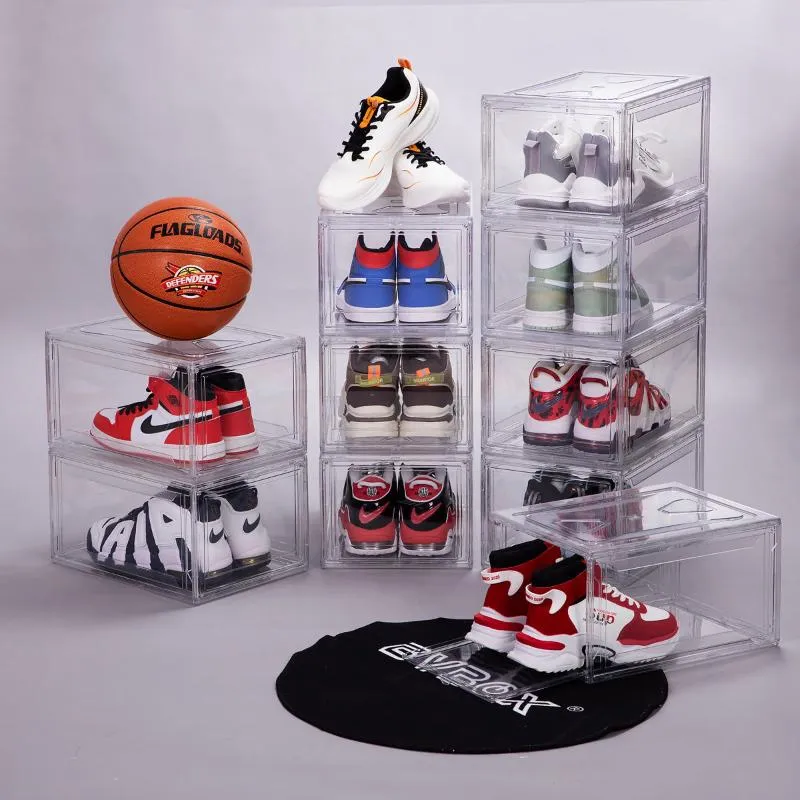 Acrylic Stackable Shoe Boxes