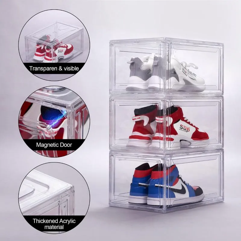 Acrylic Stackable Shoe Boxes
