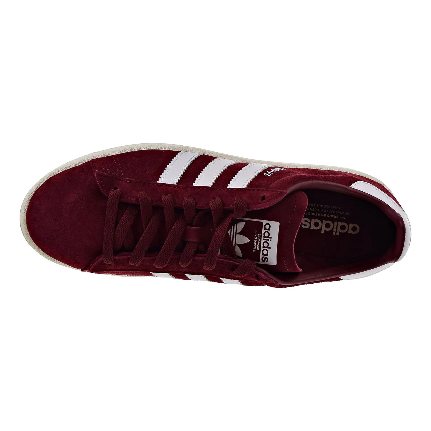 Adidas Originals Campus Men's Shoes Collegiate Burgundy / White / White