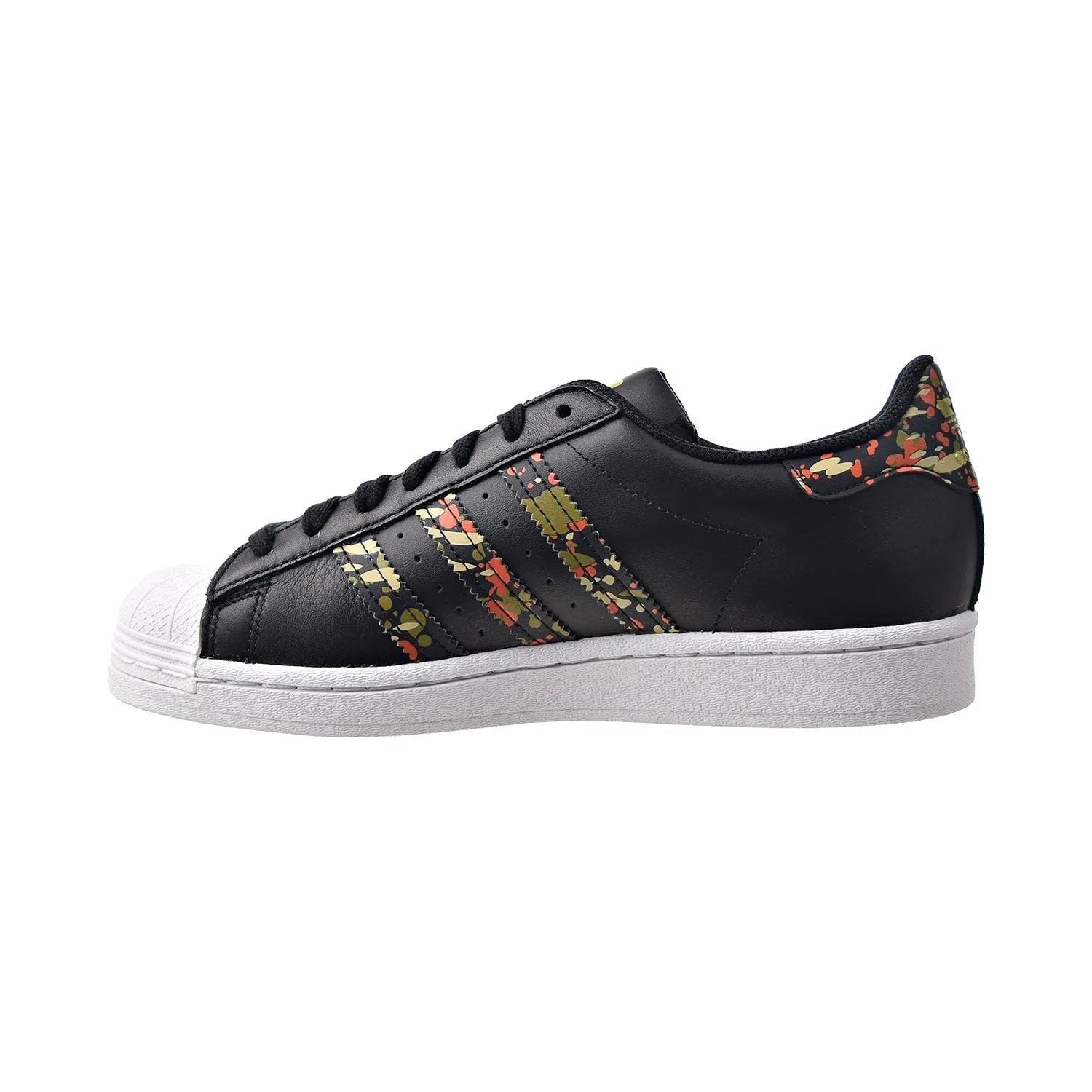 Adidas Superstar Men's Shoes Black-Fox Orange