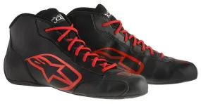 ALPINESTARS TECH 1-KSTART SHOE BLACK RED SZ 9.5