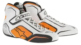 ALPINESTARS TECH 1-T SHOE WHITE ORANGE FLUOR SZ 9