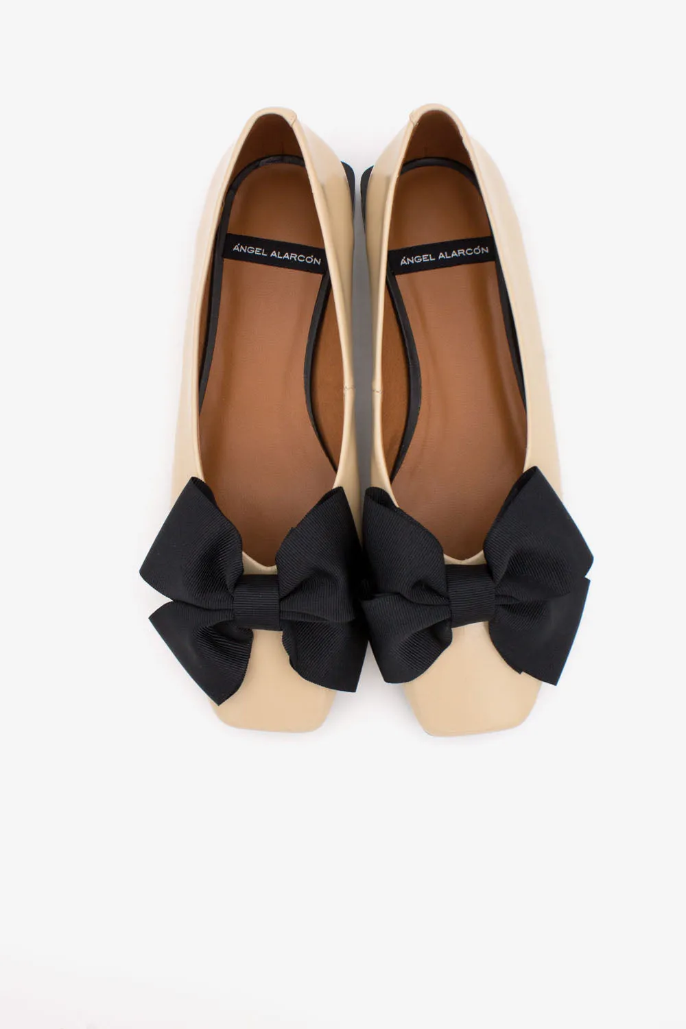 Angel Alarcon Cream Big Bow Pump|24630535C