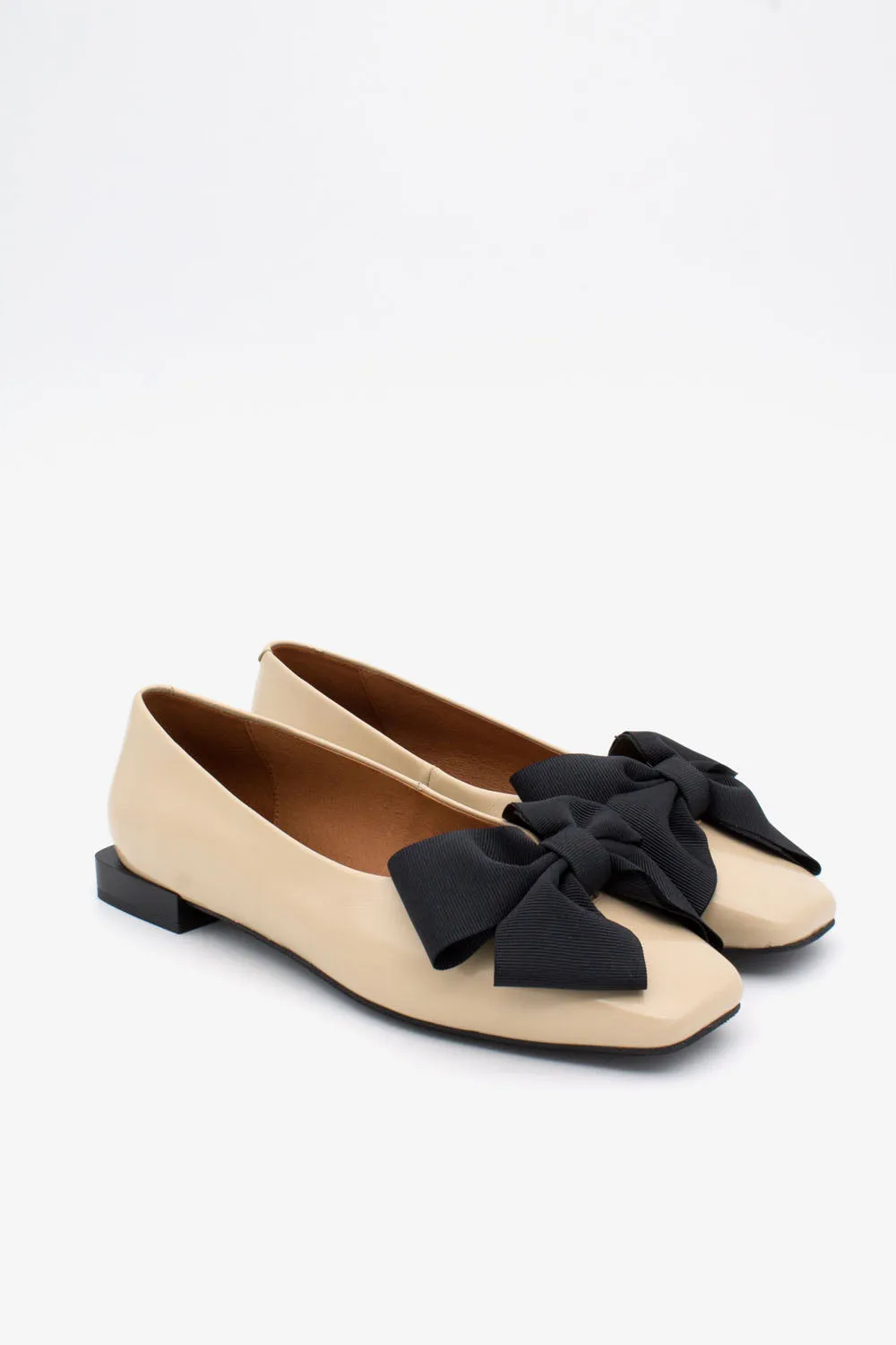 Angel Alarcon Cream Big Bow Pump|24630535C