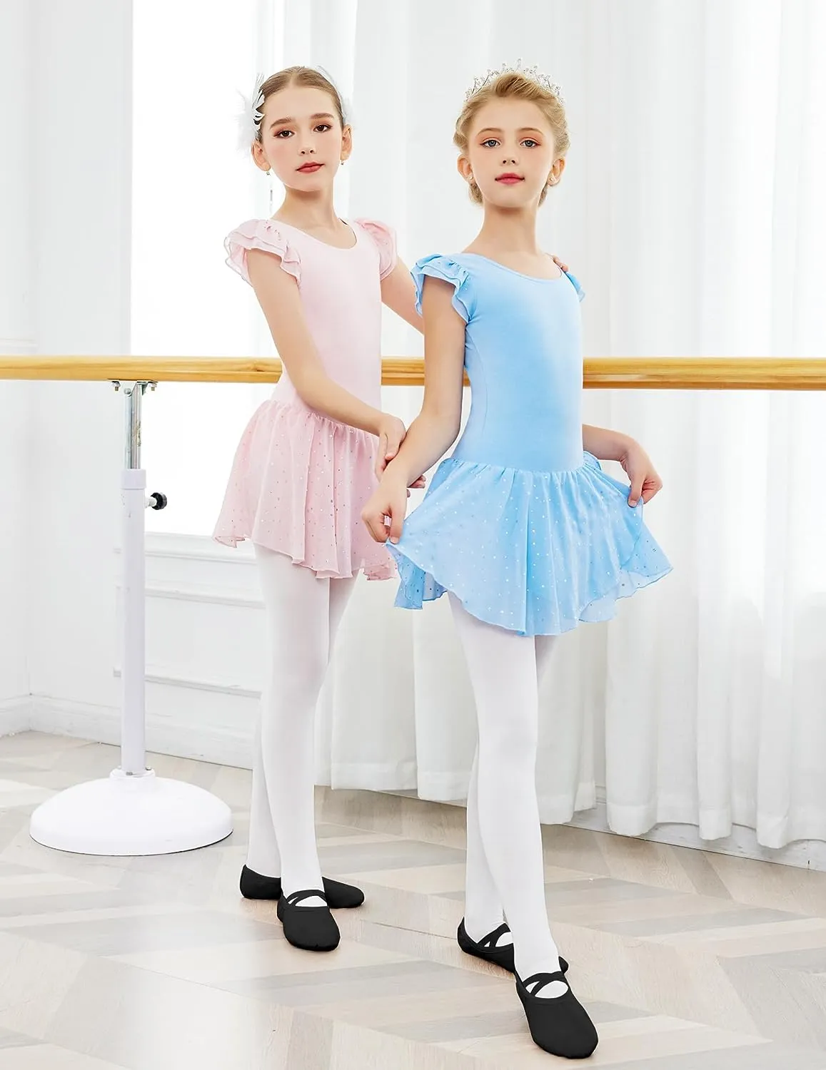 Arshiner Ballet Shoes for Girls Canvas Ballet Slippers Dance Shoes