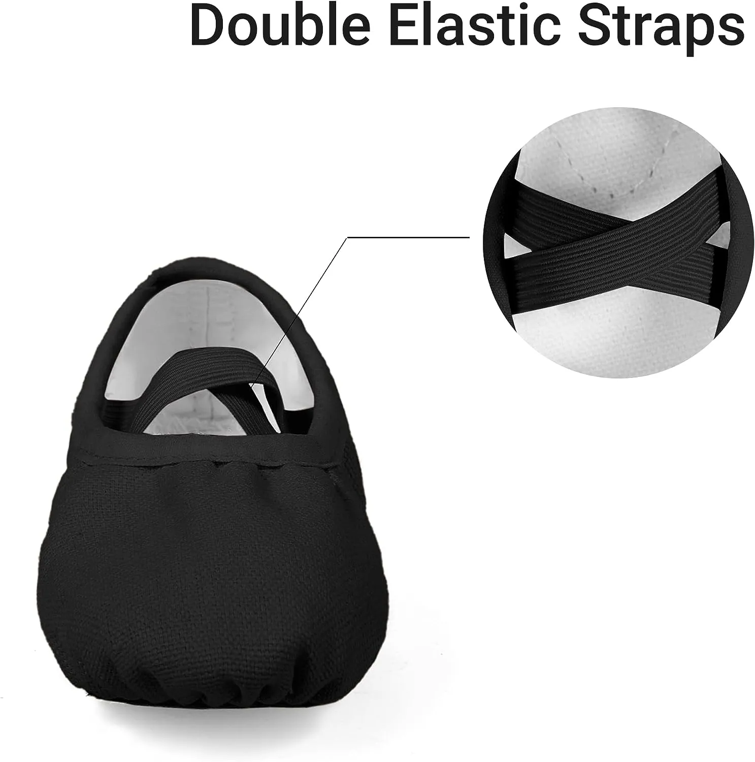 Arshiner Ballet Shoes for Girls Canvas Ballet Slippers Dance Shoes