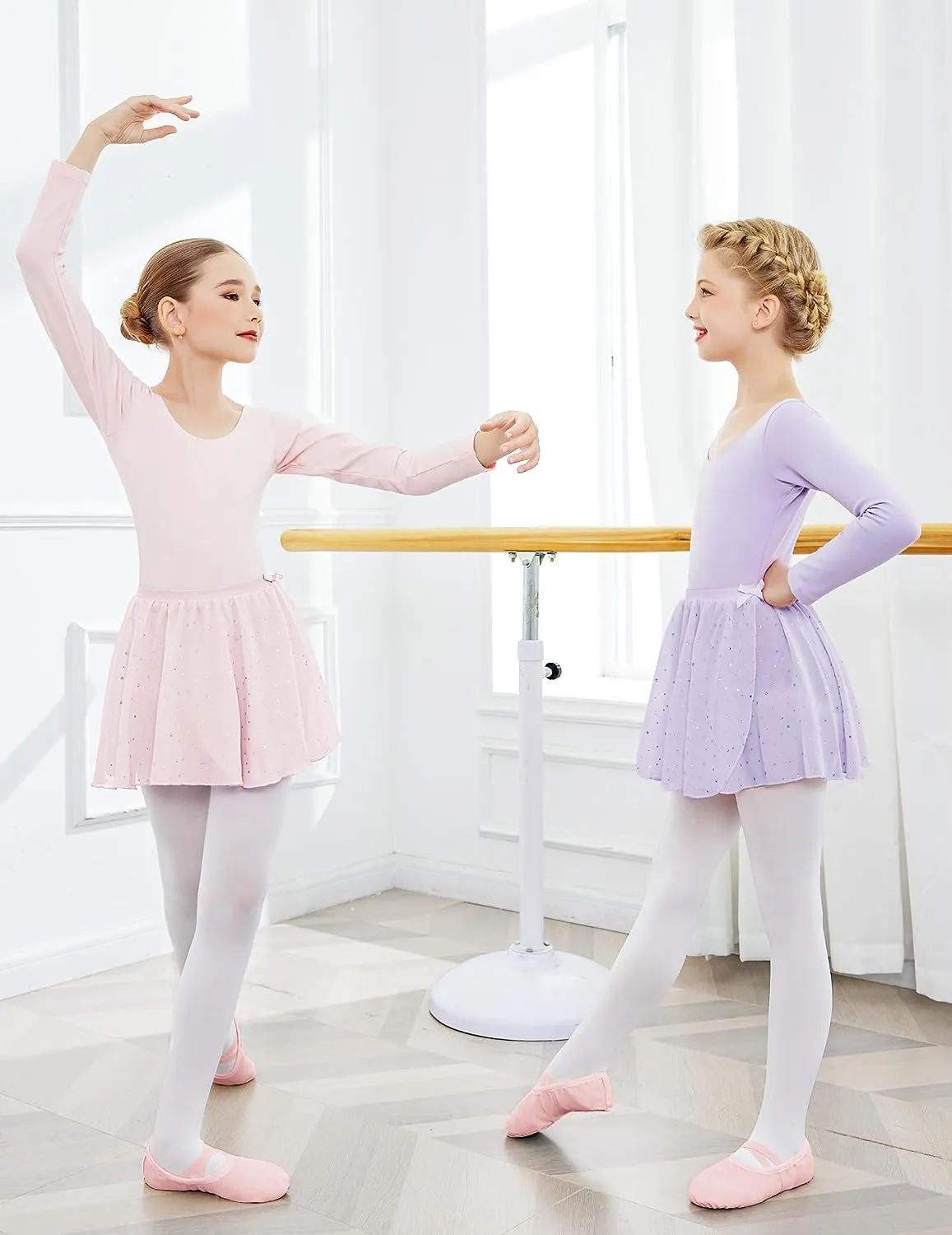 Arshiner Ballet Shoes for Girls Canvas Ballet Slippers Dance Shoes