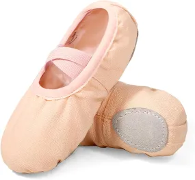 Arshiner Ballet Shoes for Girls Canvas Ballet Slippers Dance Shoes