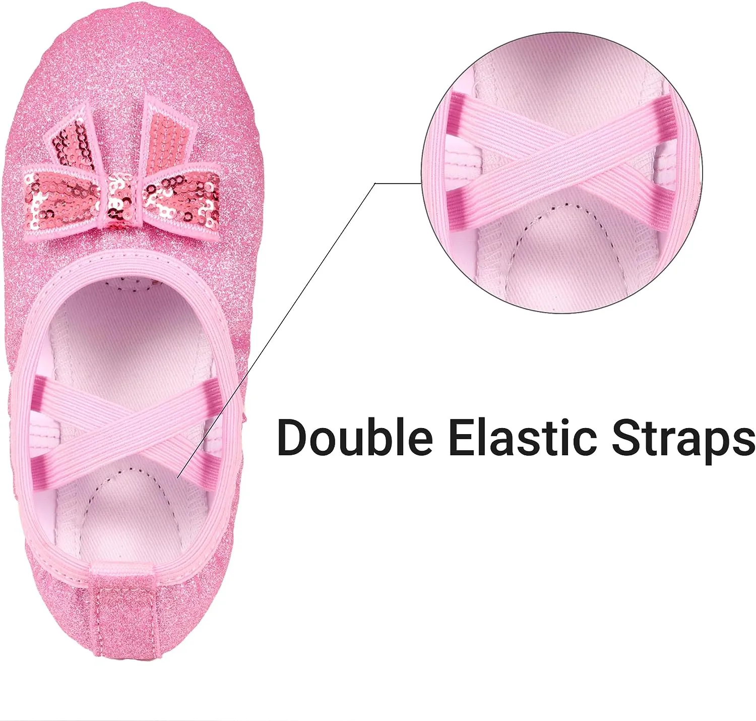 Arshiner Ballet Shoes for Girls Canvas Ballet Slippers Dance Shoes