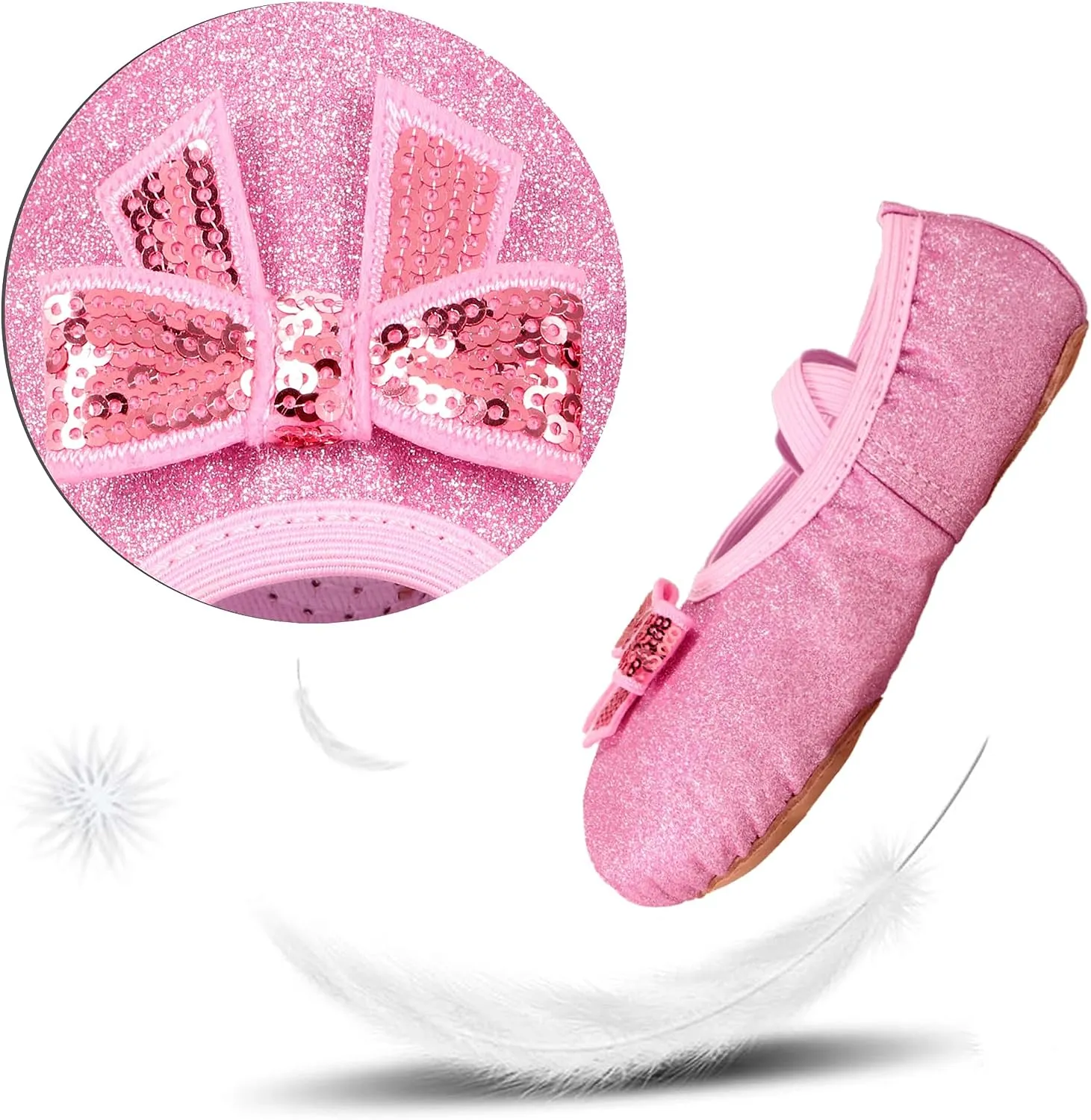 Arshiner Ballet Shoes for Girls Canvas Ballet Slippers Dance Shoes