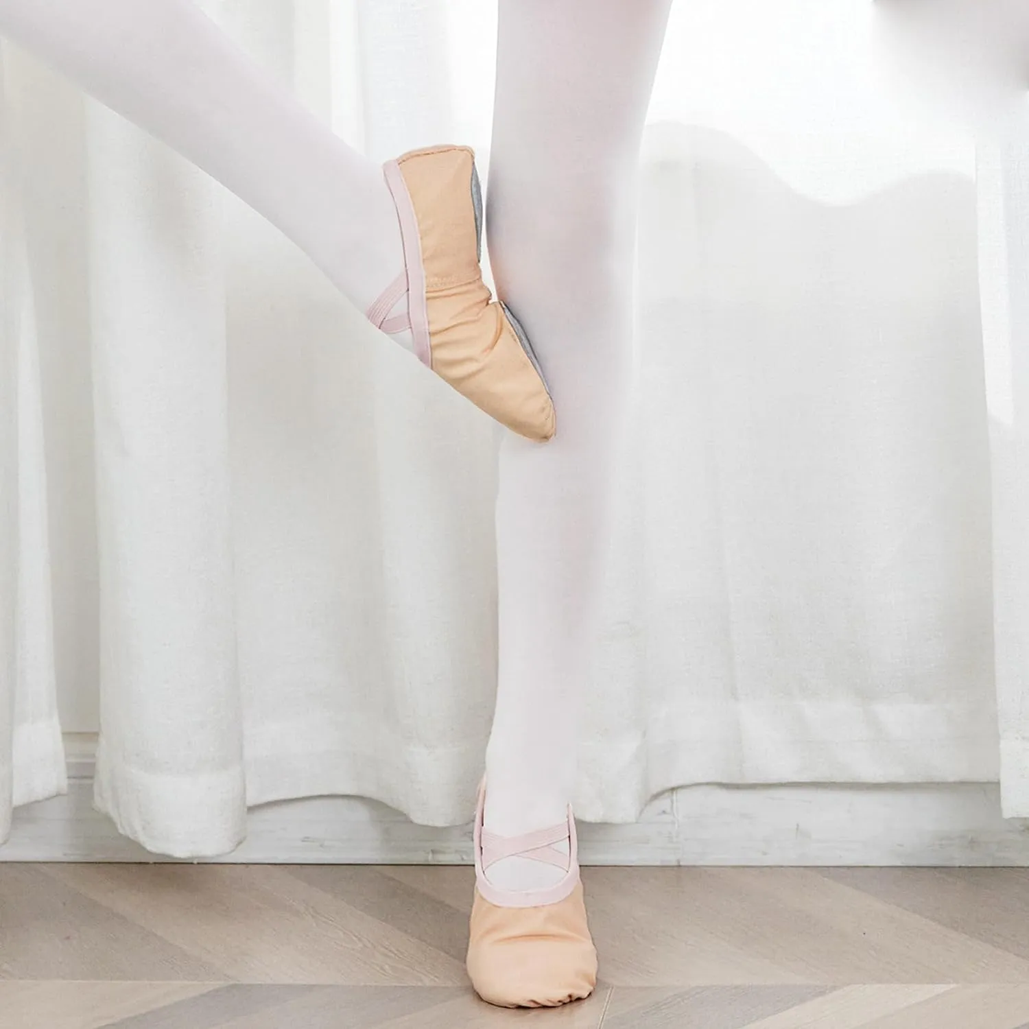 Arshiner Ballet Shoes for Girls Canvas Ballet Slippers Dance Shoes
