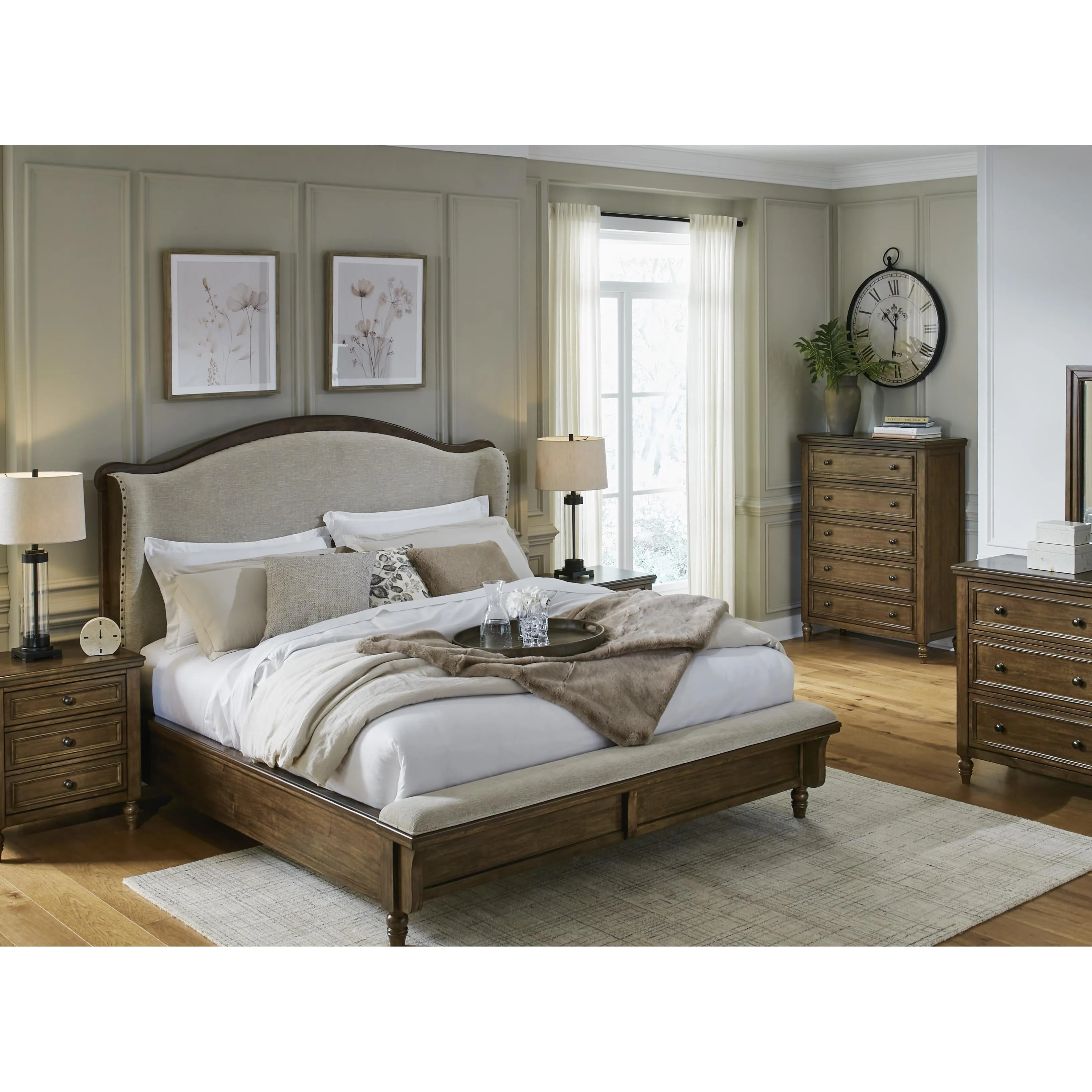 Benchcraft Sturlayne B787B2 Queen Upholstered Panel Bed
