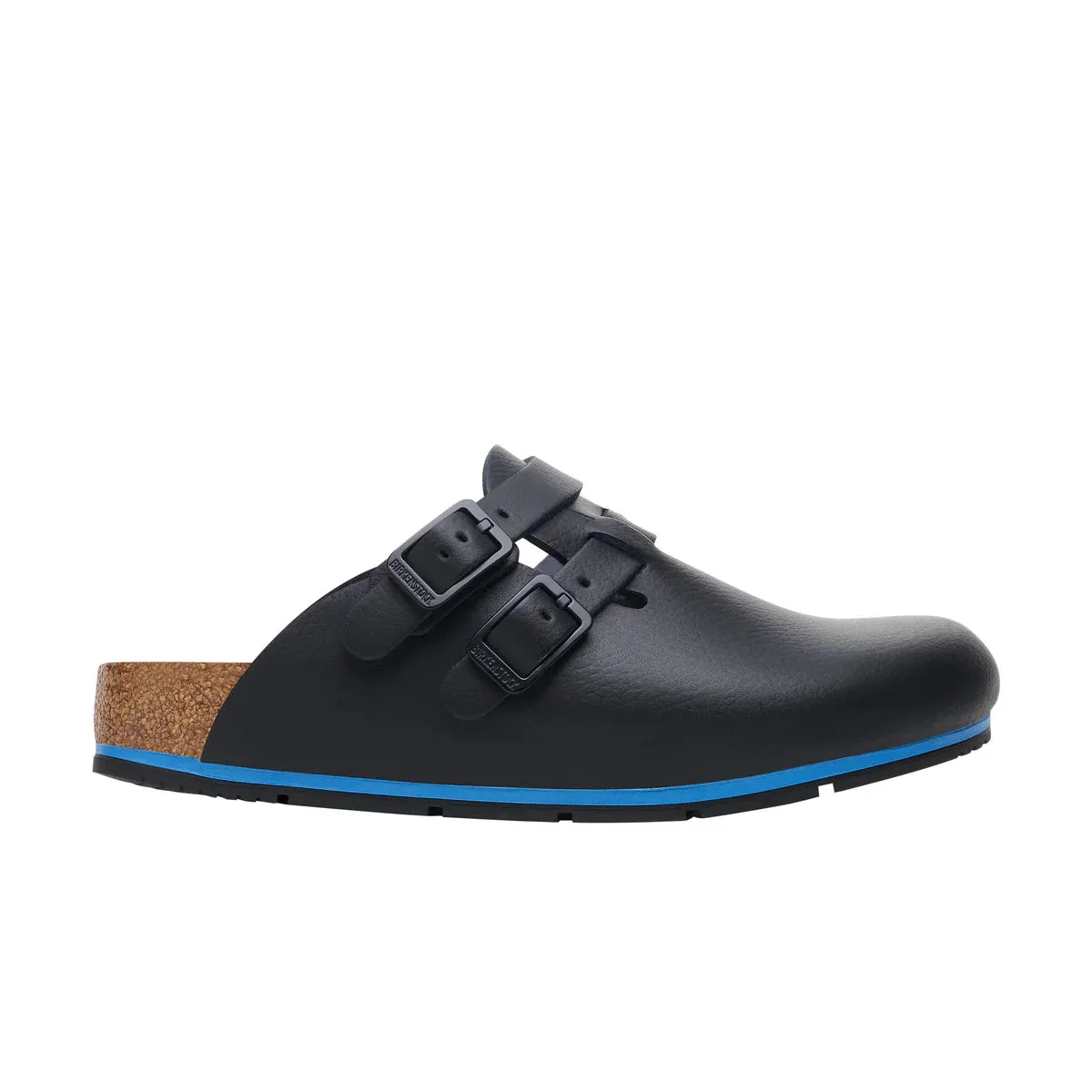 BIRKENSTOCK Kay Pro Black PU Coated Oiled Leather Clog