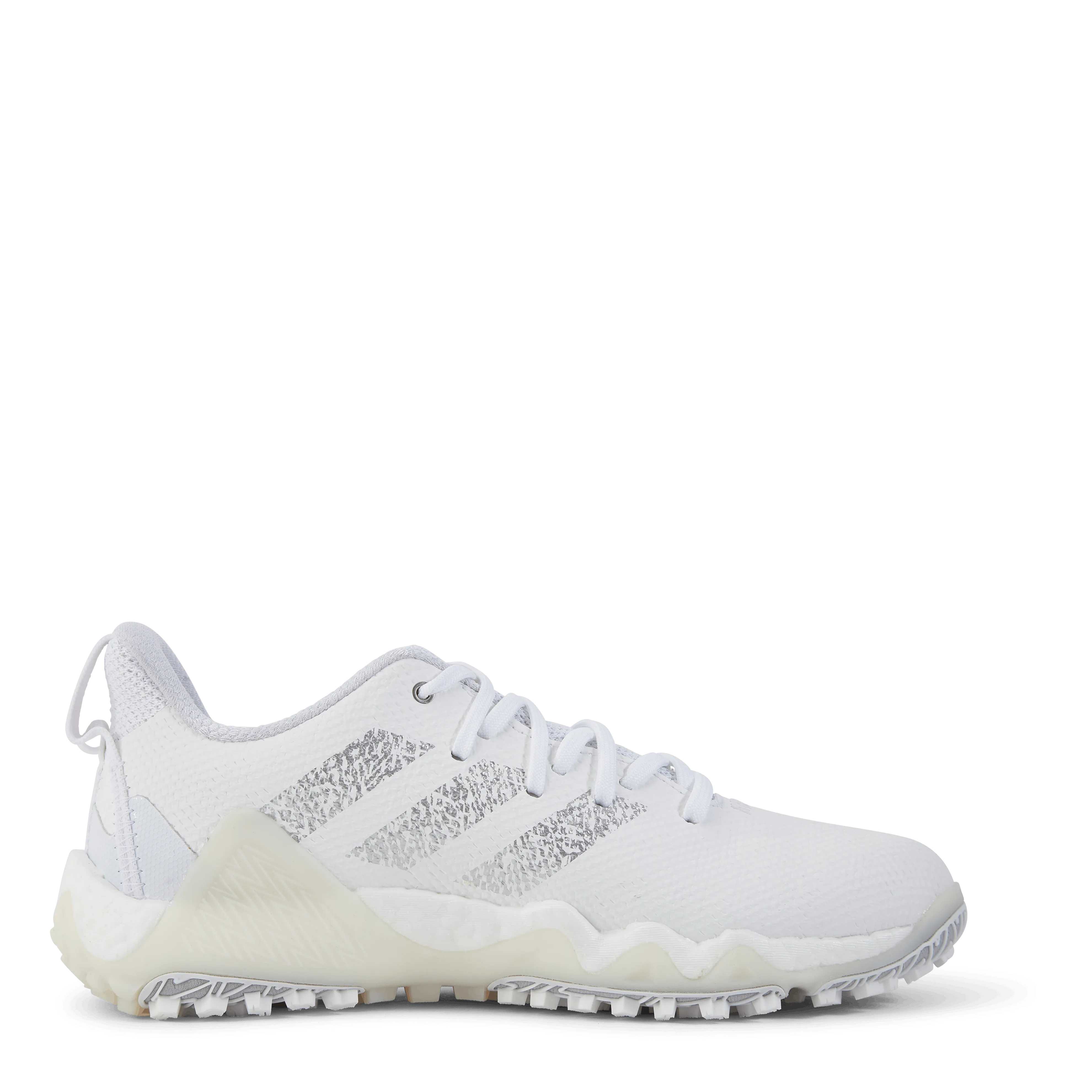 Codechaos 22 Spikeless Golf Shoes Cloud White / Silver Metallic / Clear Pink