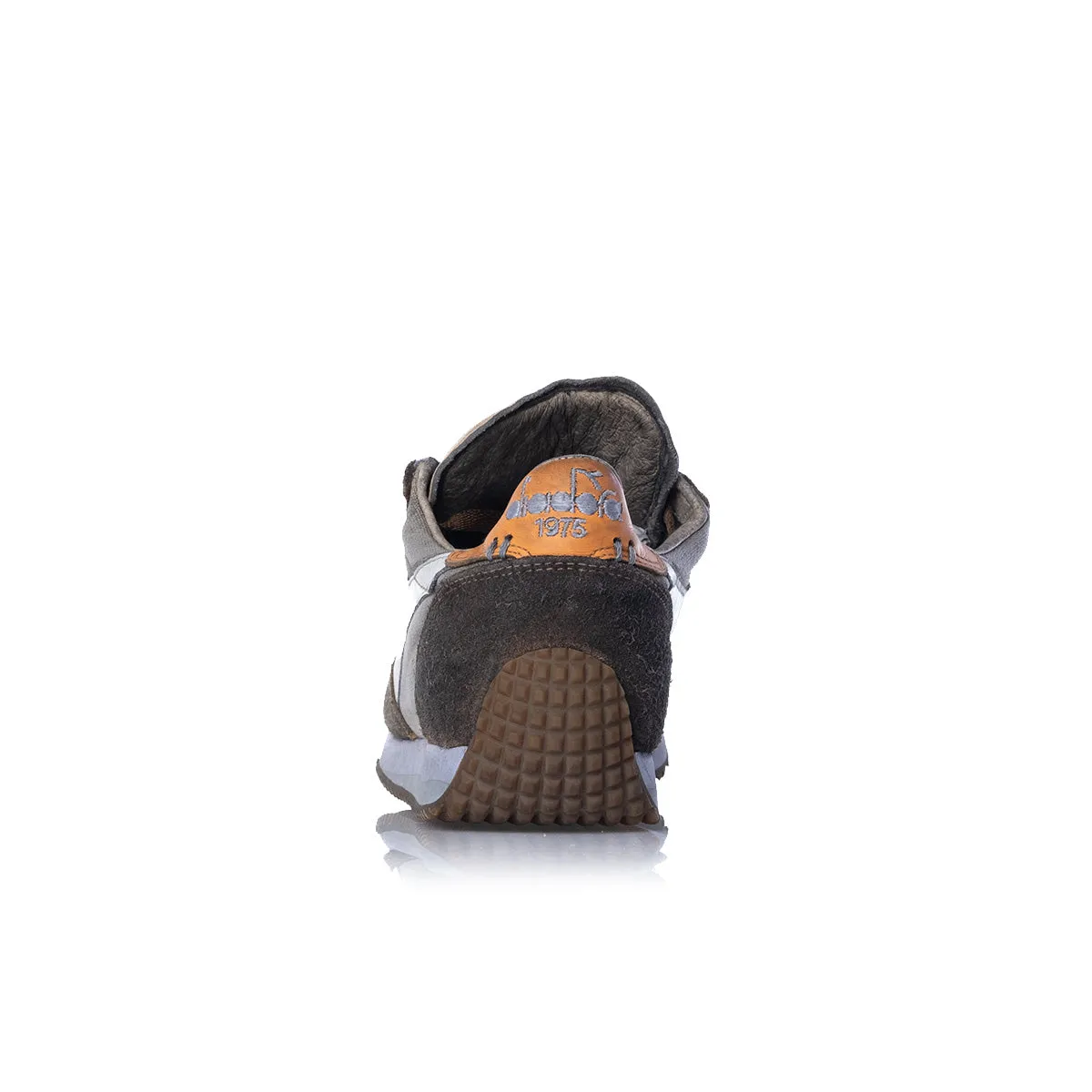 DIADORA HERITAGE EQUIPE DIRTY STONE WASHED EVO BEIGE LEATHER