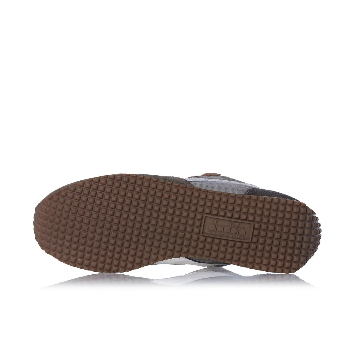DIADORA HERITAGE EQUIPE DIRTY STONE WASHED EVO BEIGE LEATHER