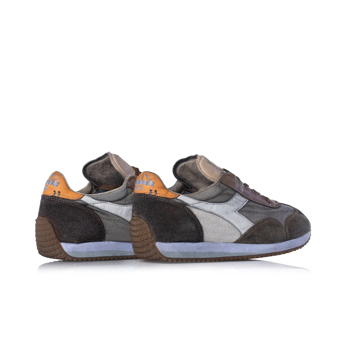 DIADORA HERITAGE EQUIPE DIRTY STONE WASHED EVO BEIGE LEATHER