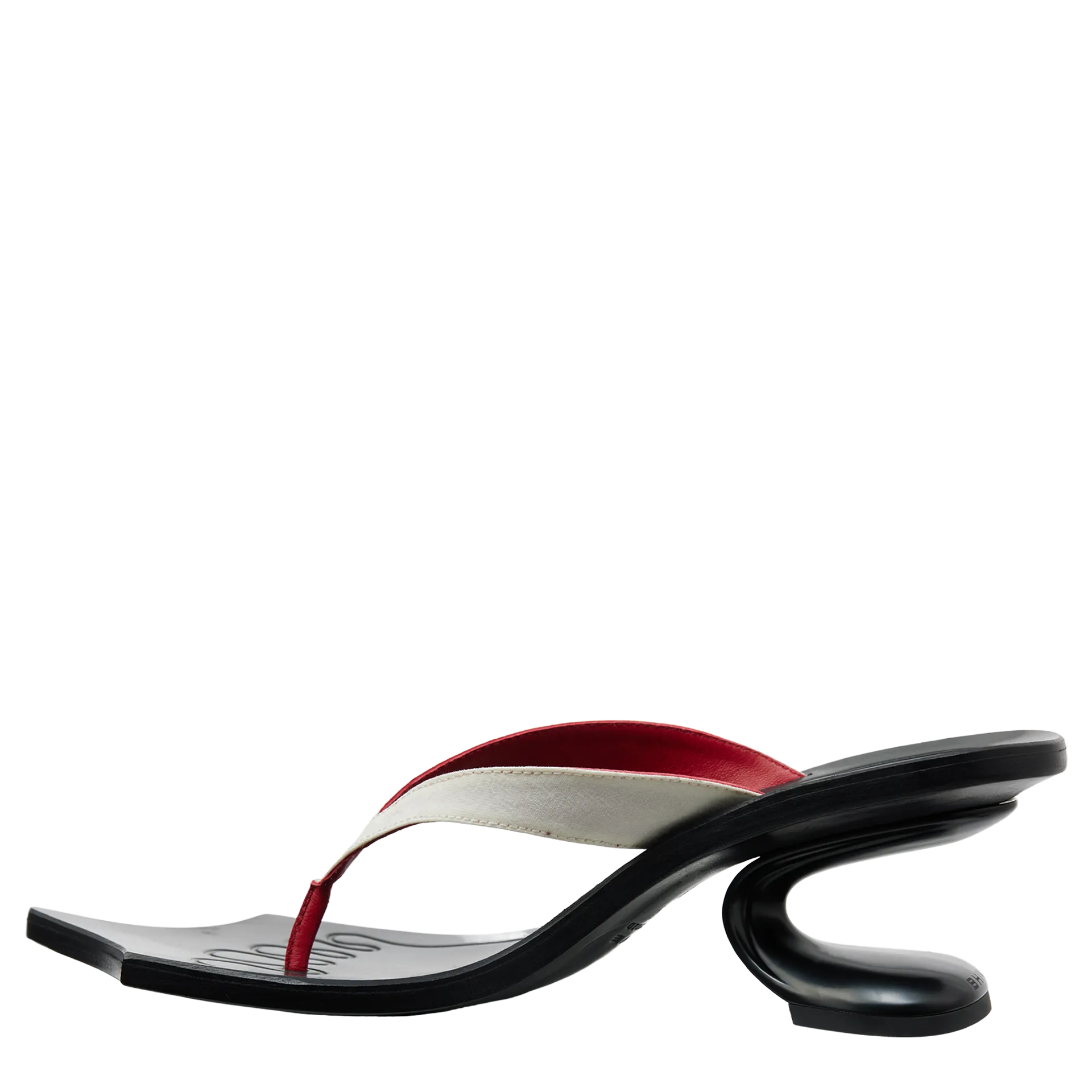 Drago Sandals in White & Red