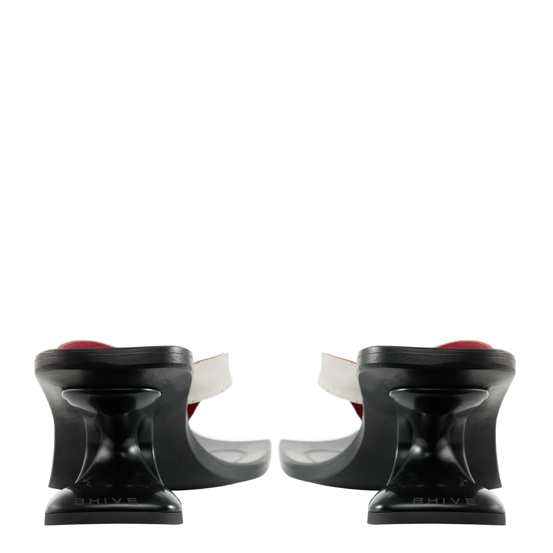 Drago Sandals in White & Red