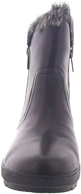 Easy Spirit Women's Adabelle Ankle Booties  Color Black Leather Size 8W