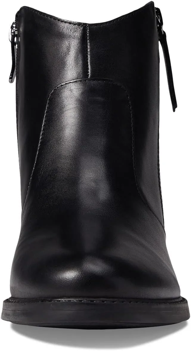 Easy Spirit Women's Lacy Block Heel Ankle Boots  Color Black Leather Size 11M