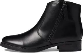 Easy Spirit Women's Lacy Block Heel Ankle Boots  Color Black Leather Size 11M
