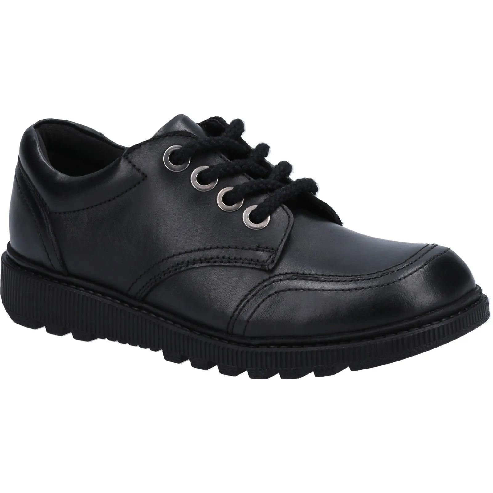 Hush Puppies Girls Kiera Non Patent Senior School Shoe