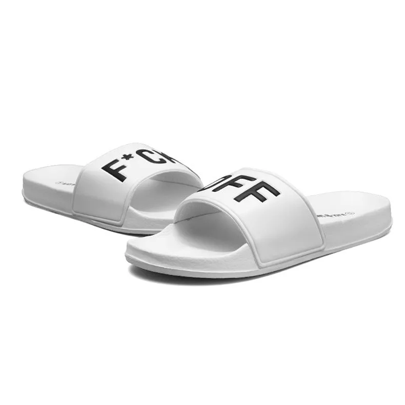 Large size men personalized slippers