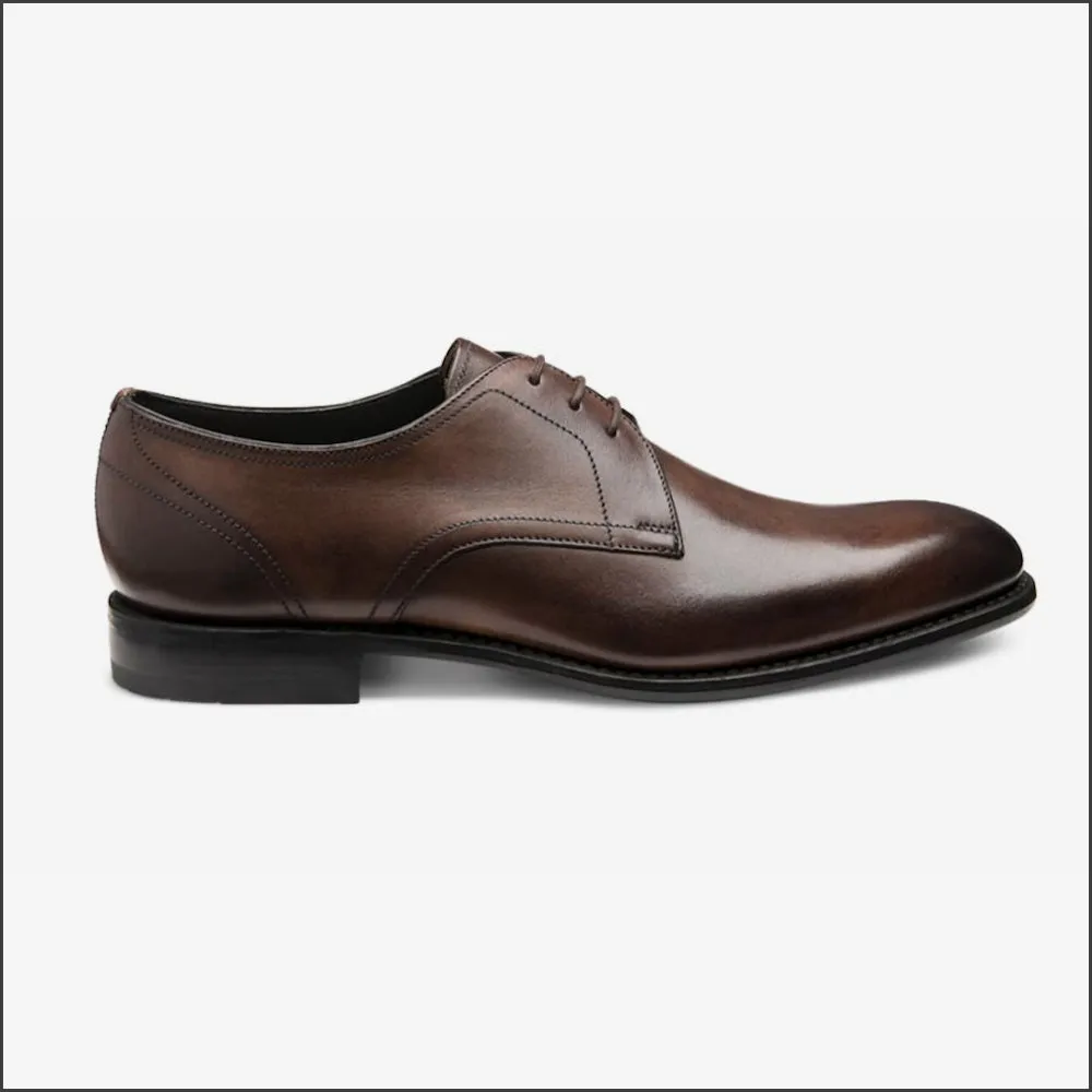 Loake Atherton Dark Brown Calf Leather shoe@