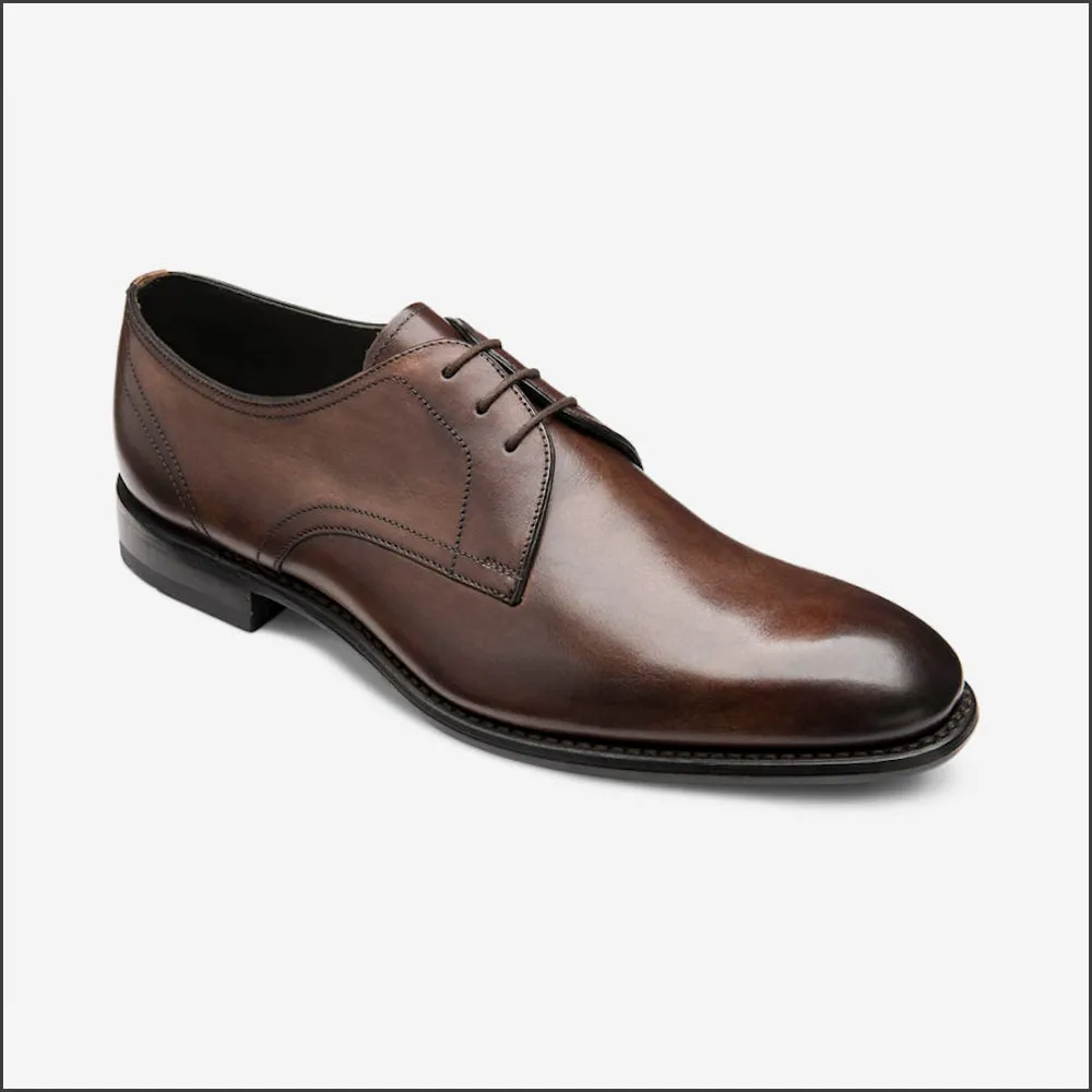 Loake Atherton Dark Brown Calf Leather shoe@