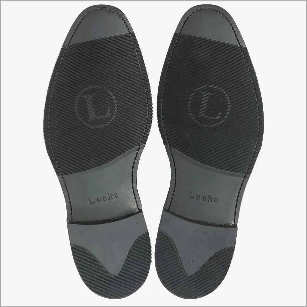 Loake phoenix Black Leather toe-cap@