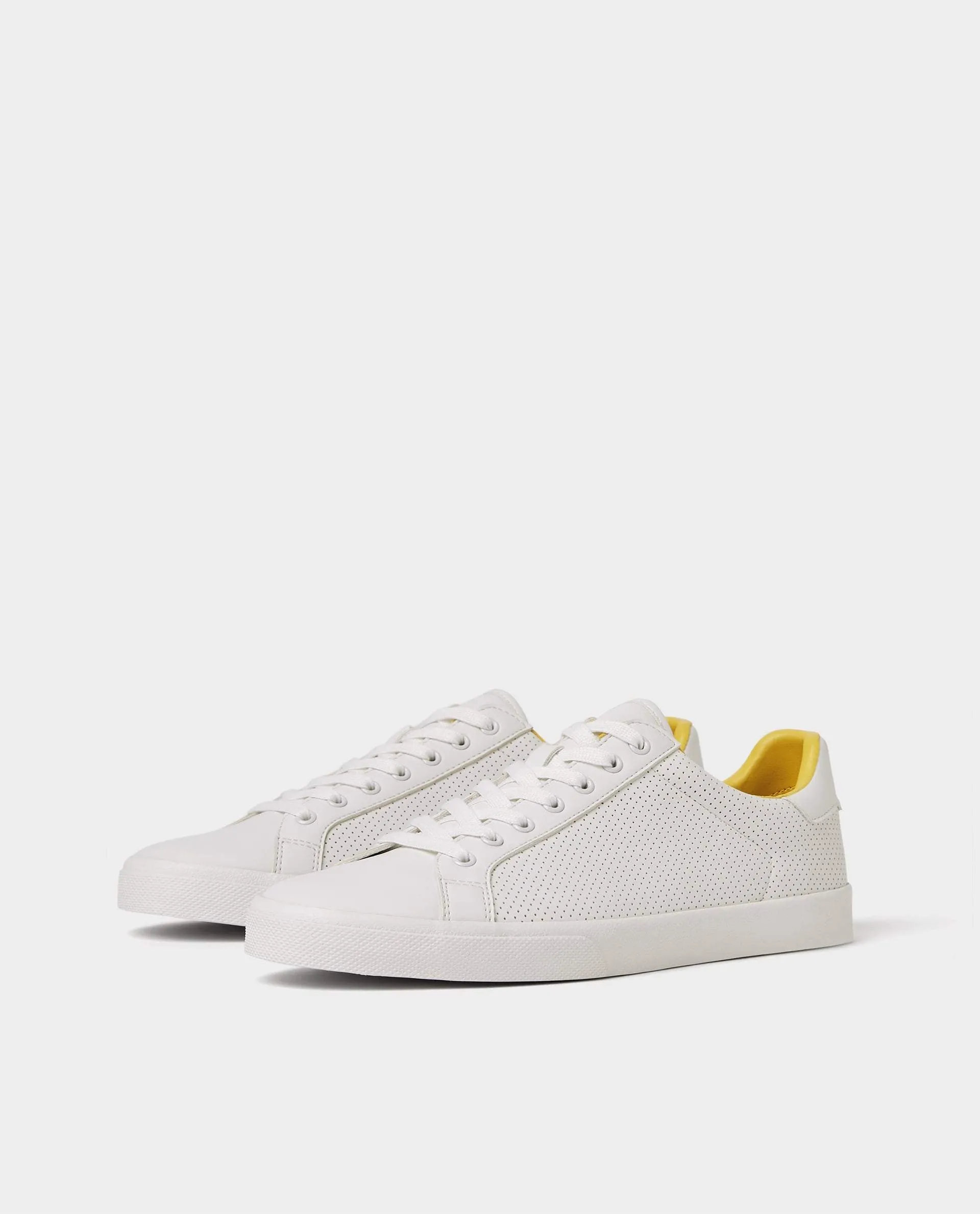 Micro-perforated plimsolls