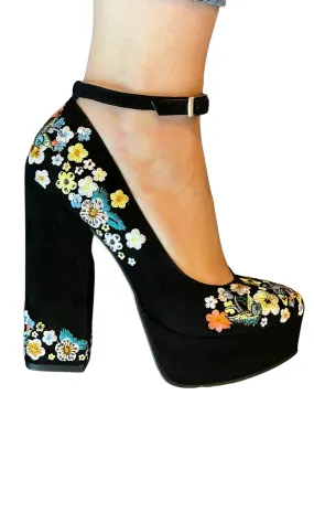 RENT Black Platform Shoes