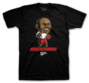 Retro 4 Fire Red Made You Look Shirt