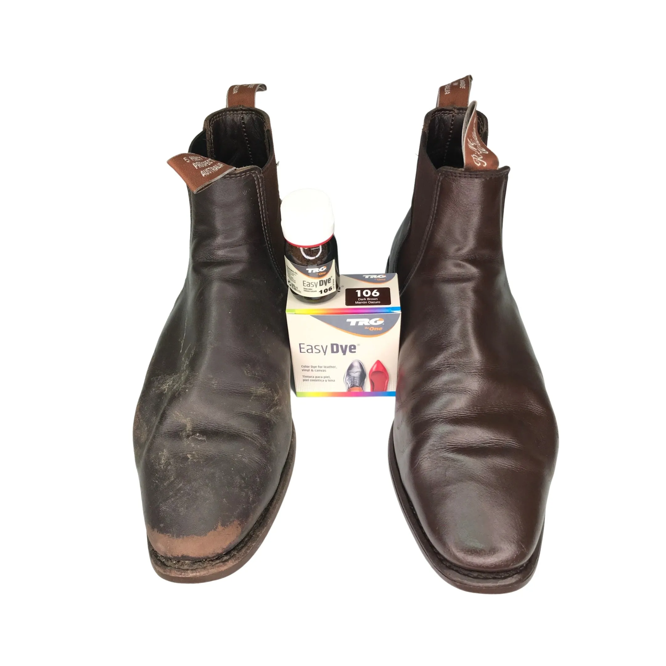 RM Williams Chestnut Dye - We mix