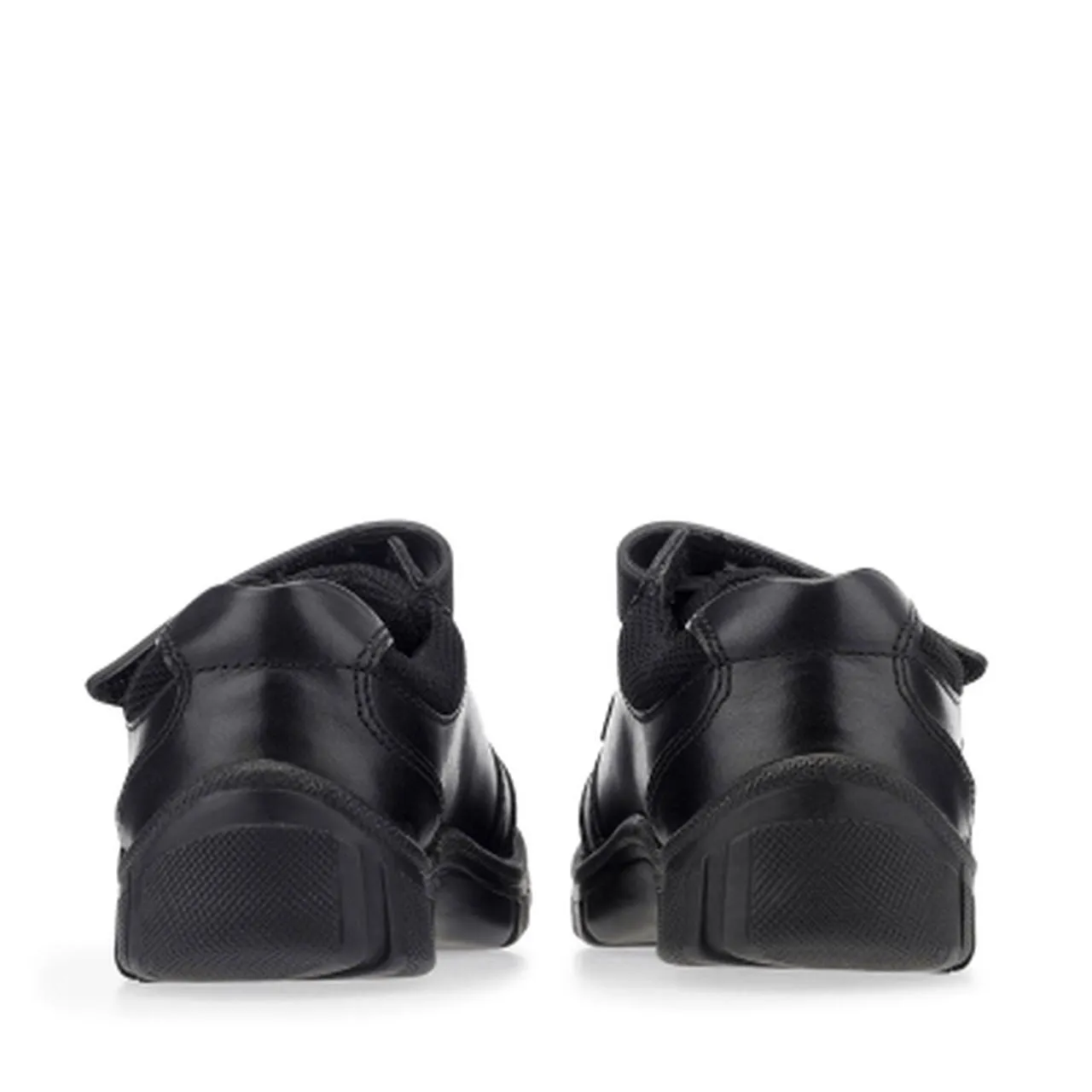 Start-Rite Luke 2273-7 Boys Black Leather Rip-Tape School Shoes