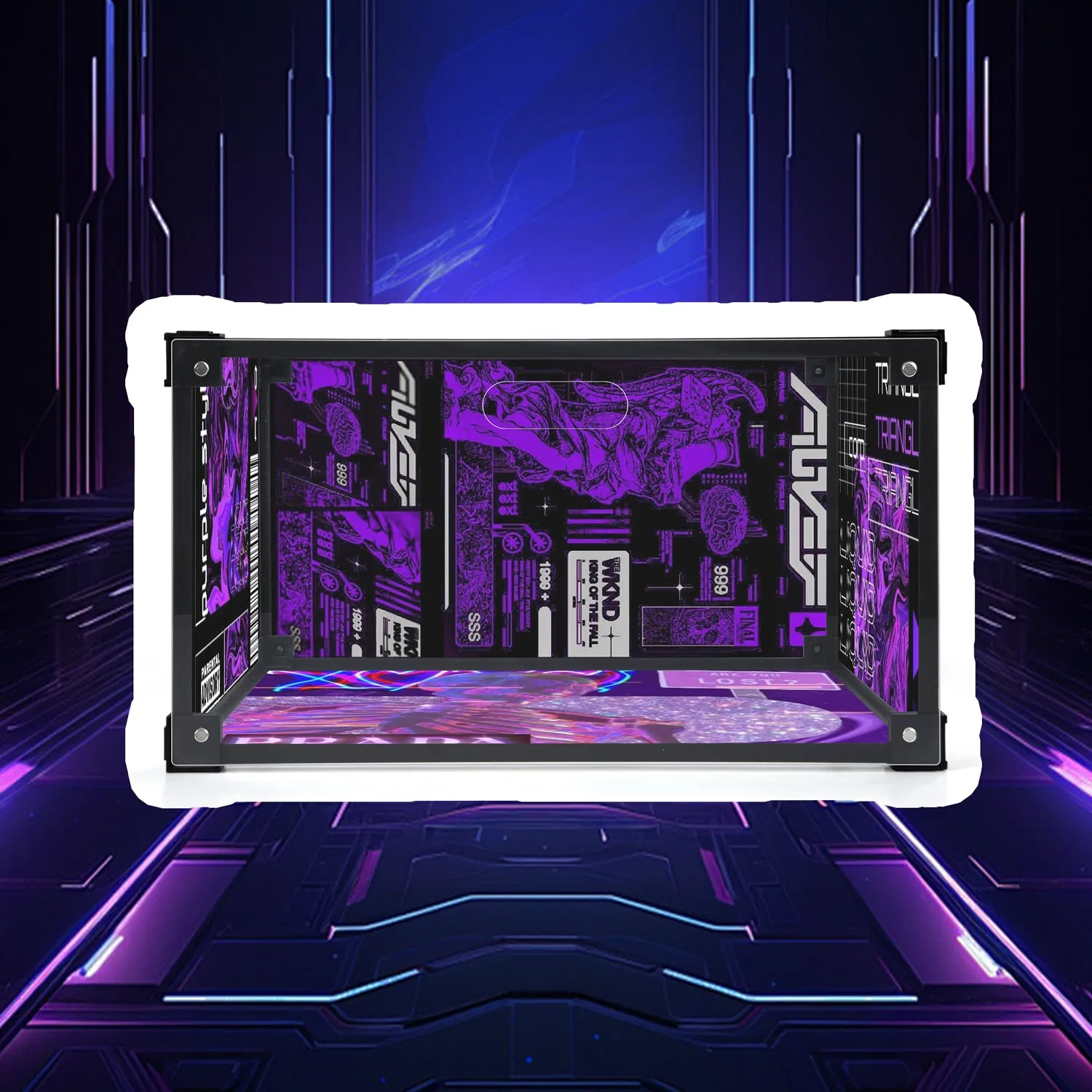 Technological Style UV Print Custom Acrylic Shoe Display Box