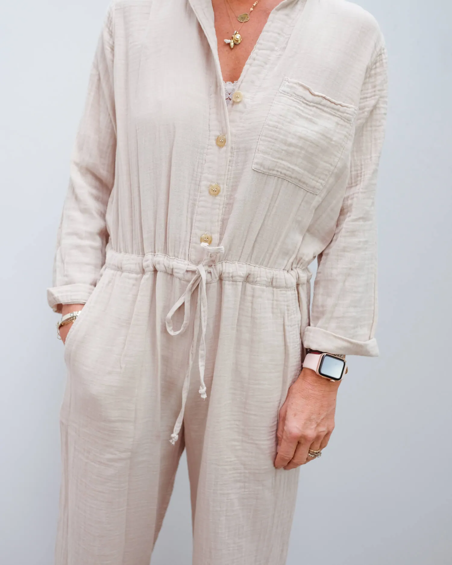 V Penelope jumpsuit in dusk