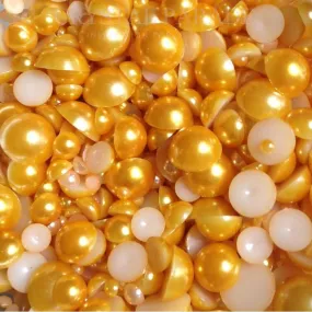 Zodiac Flatback Pearls - Sunflower